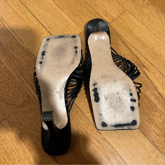 Source Unknown Thin Staps Heeled Mule - Picture 4 of 4